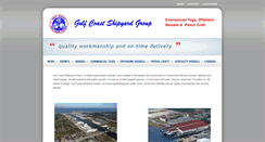 Desktop Screenshot of gulfcoastshipyardgroup.com